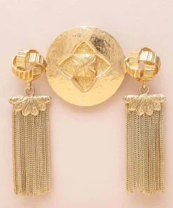 YSL Vintage Broche Pompon