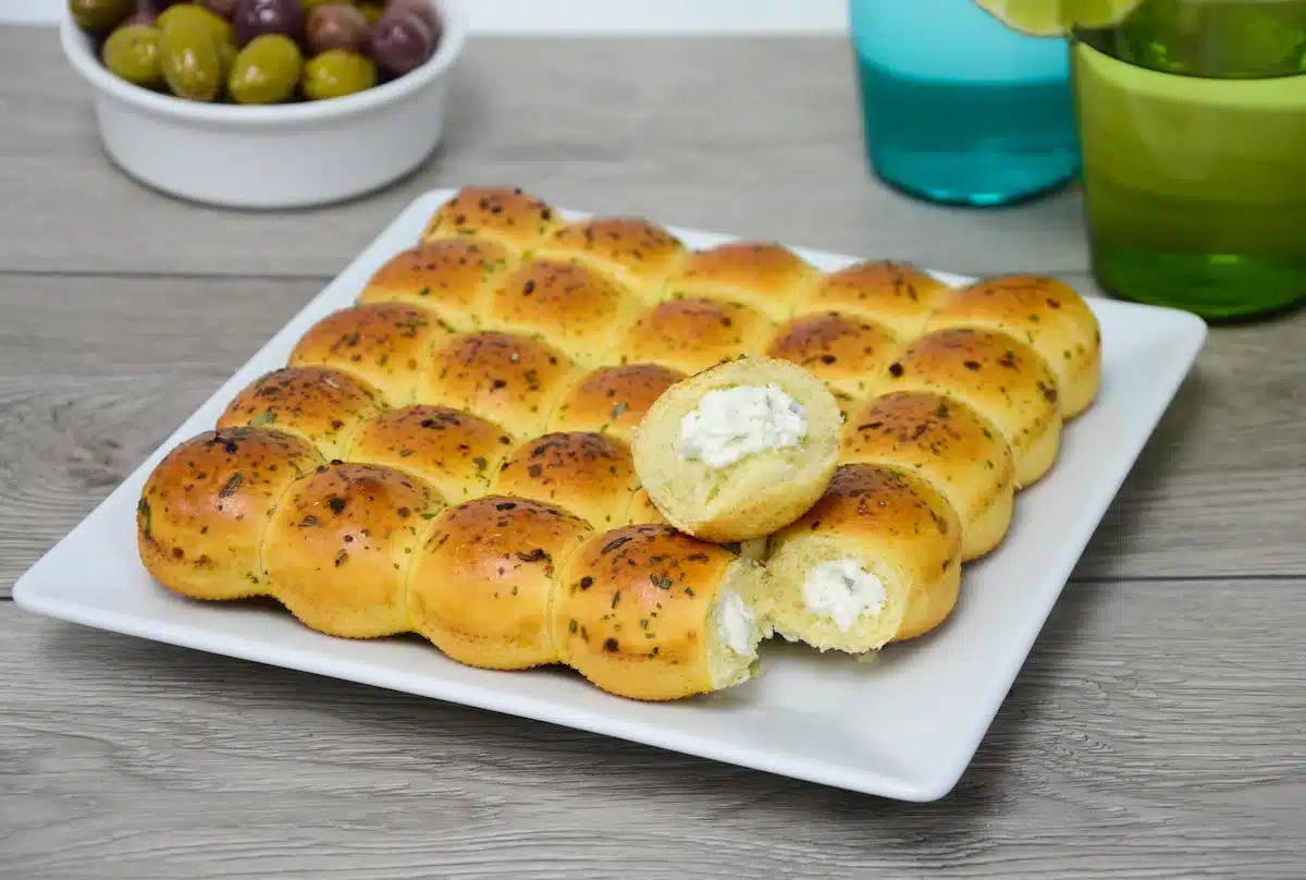 25 Mini brioches en damier cœur - Image 2