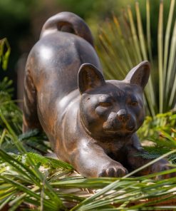 Antique black decorative cat statue 70cm