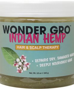 WONDER GRO Indian Hemp – Soin Cheveux & Cuir Chevelu (340 g)