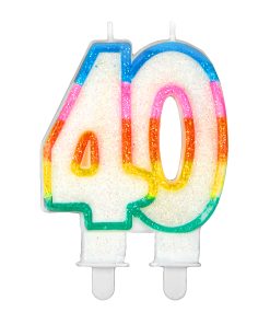 Bougie Anniversaire CHIFFRE 40