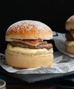 Burgers montagnard sauce oignon